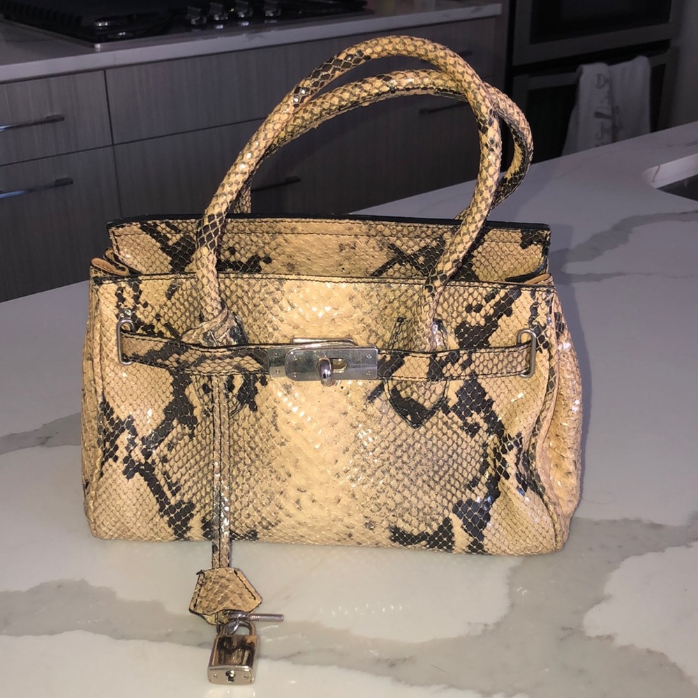 Laura Di Maggio Never worn snakeskin purse